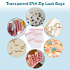 45Pcs 5 Styles Transparent EVA Jewelry Resealable Bags ABAG-TA0002-30-10