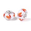 Opaque Resin European Beads RPDL-T004-01R-2
