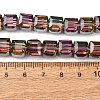Electorplated Glass Beads EGLA-E006-1C-6