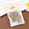 SHEGRACE Brass Micro Pave Clear Cubic Zirconia Pendants XGRQ29361-394G-6