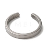 Non-Tarnish 3Pcs 3 Style 304 Stainless Steel Cuff Toe Rings RJEW-G100-05P-01-3