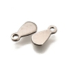 304 Stainless Steel Stamping Blank Tag Charms STAS-F311-04P-03-2