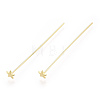 Brass Star Head Pins X-KK-N259-43-2