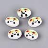 Handmade Porcelain Ceramic Beads PORC-Q005-07F-1