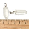 Watermelon Stone Glass Pendants G-Z067-07P-14-4