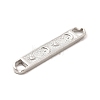 304 Stainless Steel Connector Charms STAS-F282-12P-3