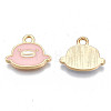 Alloy Enamel Charms X-PALLOY-N170-017B-NR-2