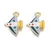 Printed Alloy Pendants PALLOY-Q465-02B-1