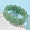 Natural Green Aventurine Beads Stretch Bracelets for Women Men BJEW-I323-02A-3