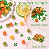 30Pcs 3 Colors Autumn Resin Pumpkin Beads RESI-YW0006-50-3
