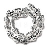Handmade Printed Porcelain Beads PORC-F005-03B-03-4