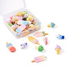 Craftdady 42Pcs 21 Colors Rainbow Resin Pendants CRES-CD0001-04-11