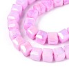 Anti-Tarnish Electroplate Glass Beads Strands GLAA-T025-4mm-10G-3