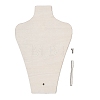 Vase Shaped MDF & Iron Pendant Necklace Jewely Display Stands NDIS-G008-01B-02-2
