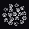 200Pcs Transparent PVC Insulating Gaskets PVC-T006-3mm-01-1