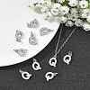 SHEGRACE Brass Micro Pave Clear Cubic Zirconia Pendants XGRQ29210-394P-Q-5