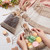 25Pcs Burlap Packing Pouches Drawstring Bag DIY-CP0007-77-3