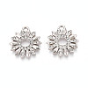 Alloy Rhinestone Pendants FIND-N008-22P-1