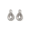 304 Stainless Steel Pendant Cabochon Settings STAS-G356-05P-1