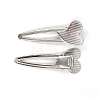 Iron Alligator Hair Clips Findings PW-WG652D4-01-1