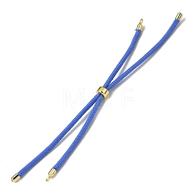 3MM Adjustable Round Nylon Braided Cord Bracelet Making FB-CBAA152-04G-35-1