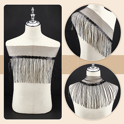 Sequin Tassel Trimming DIY-WH0430-536A-1