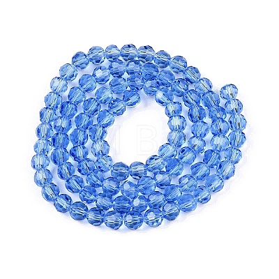 Transparent Glass Beads X-EGLA-A035-T8mm-D14-1