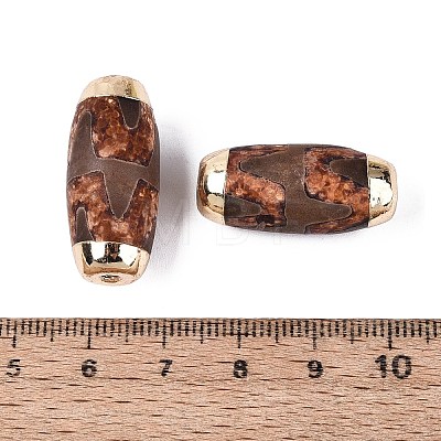 Tibetan Style dZi Agate Beads G-N359-08A-1