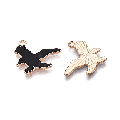 Halloween Theme Alloy Enamel Pendants PALLOY-N176-47-RS-1