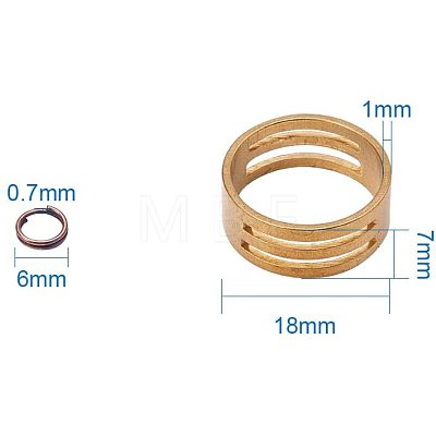 Iron Split Rings Sets IFIN-PH0001-11-6mm-1