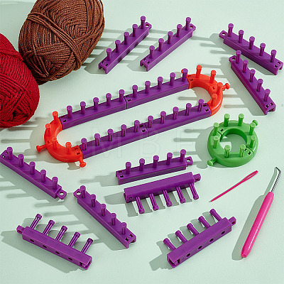Plastic Knitting Loom DIY-WH0899-957-1