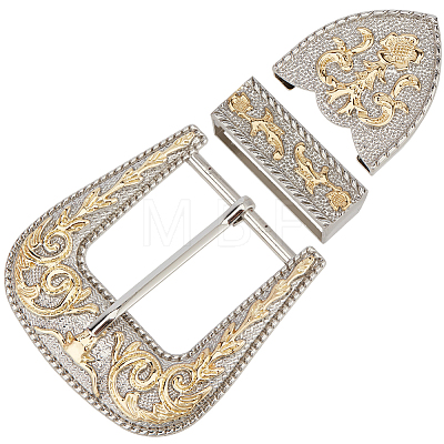 Belt Zinc Alloy Buckle Sets FIND-GF0009-34-1