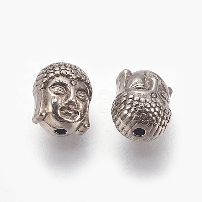 Tibetan Style Alloy Beads TIBEB-60542-B-FF-1