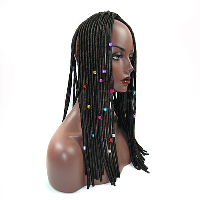 Aluminum Dreadlocks Beads Hair Decoration ALUM-R008-01-B-1
