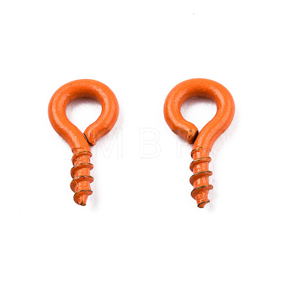 Spray Painted Iron Screw Eye Pin Peg Bails IFIN-N010-002A-12-1