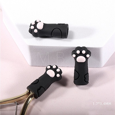 Cute Cat Paw Print Silicone Nail Art Cuticle Nipper Protective Cover PW-WG48554-03-1