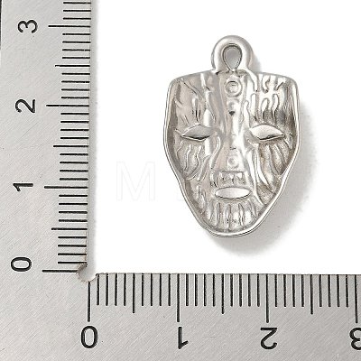 Anti-Tarnish 304 Stainless Steel Pendants STAS-Q334-61P-1