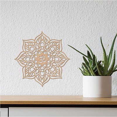 Laser Cut Basswood Wall Sculpture WOOD-WH0113-084-1