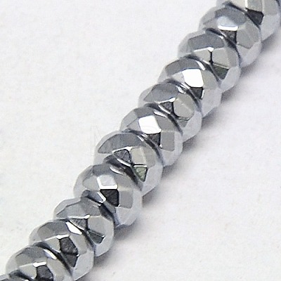 Electroplate Non-magnetic Synthetic Hematite Beads Strands G-J160-B-01-1