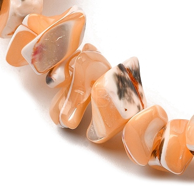 Natural Trochid Shell/Trochus Shell Beads Strands SHEL-B003-02B-1
