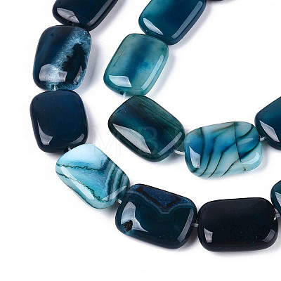 Natural Agate Beads Strands G-N356-03A-06-1