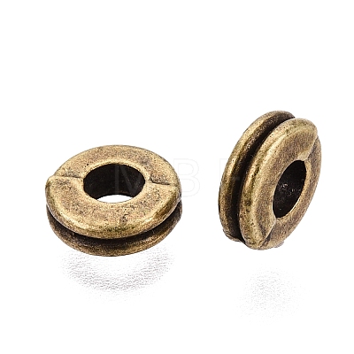 Tibetan Style Alloy Spacer Beads X-TIBE-Q063-53AB-NR-1