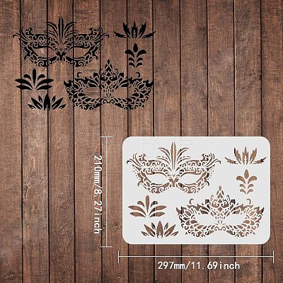 Large Plastic Reusable Drawing Painting Stencils Templates DIY-WH0202-171-1