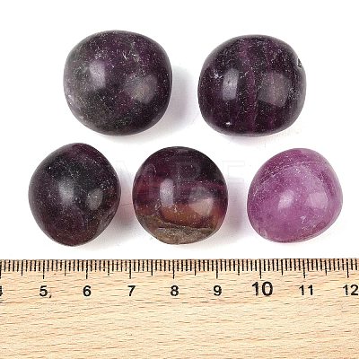 Natural Purple Fluorite Beads GG-CBAD0F6-B21-01-1