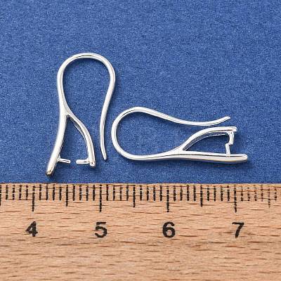 Brass Earring Hooks KK-G604-05S-1
