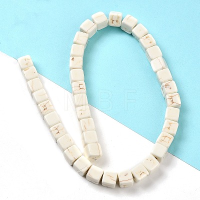 Synthetic Turquoise Beads Strands TURQ-F009-02D-01-1