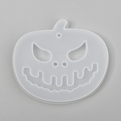 Halloween DIY Jack-O-Lantern Pendant Silicone Molds DIY-P006-53-1