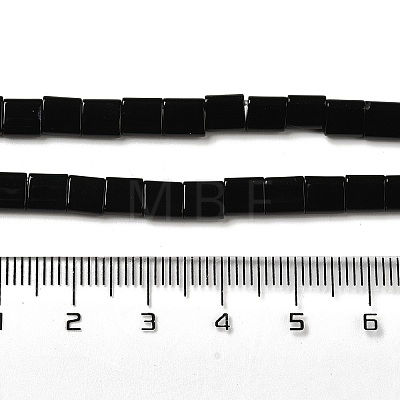 Natural Black Onyx(Dyed & Heated) Beads Strands G-F762-A16-01-1