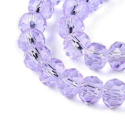 Transparent Glass Beads Strands GLAA-T023-4mm-B01-1