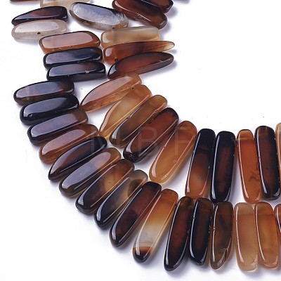 Dyed Natural Agate Beads Strands G-F595-G02-1